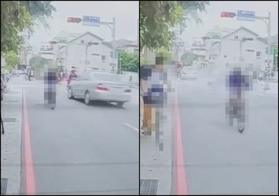 三峽車禍3死最新撞擊畫面曝　轎車高速衝進人群「學生噴飛」倒一地