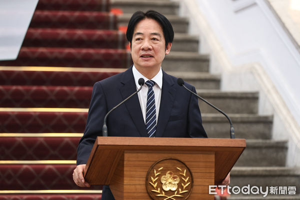 ▲總統賴清德發表520執政周年談話。(圖/記者林敬旻攝)