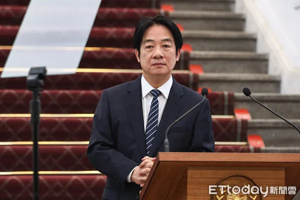 ▲總統賴清德發表520執政周年談話。(圖/記者林敬旻攝)