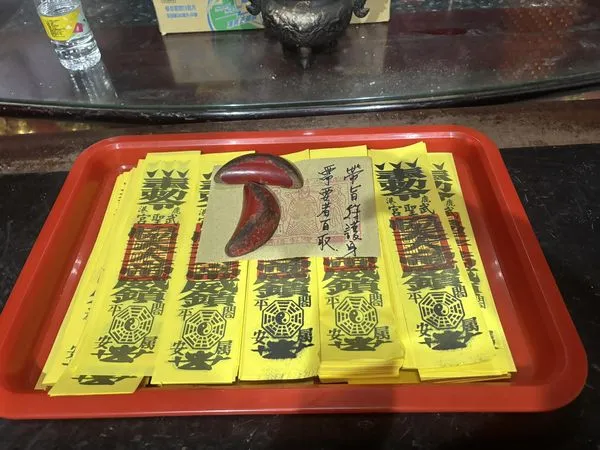 ▲鹿港武聖宮25日將舉辦送肉粽備有鎮宅平安符。(圖/翻攝自鹿港武聖宮)