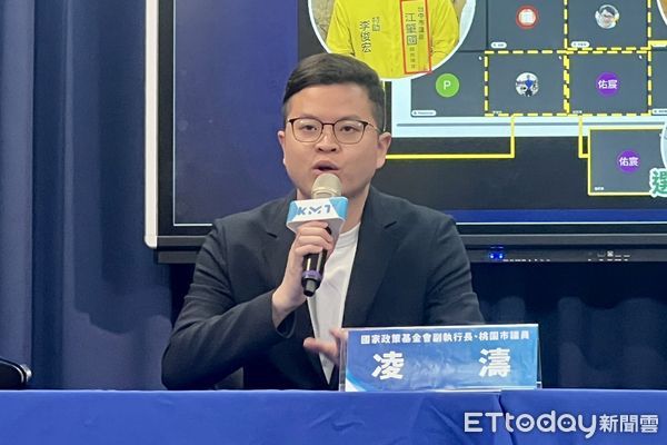 ▲國民黨召開「賴清德恐怖統治現形!一手司法追殺重病黨工、一手部署大罷免」 記者會,凌濤出席。(圖/記者鄭佩玟攝)