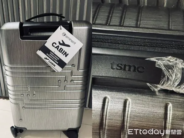 ▲▼台積電2024員工禮20吋行李箱。(圖/讀者提供)