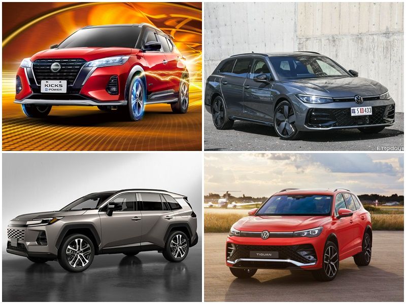 ▲台灣Nissan進口Kicks油電大降20.1萬;大改款TOYOTA RAV4發表;福斯Passat回歸。(圖/翻攝自各車廠、資料照)