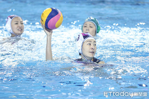 ▲賈永婕參加世壯運水球賽。(圖/記者林敬旻攝)