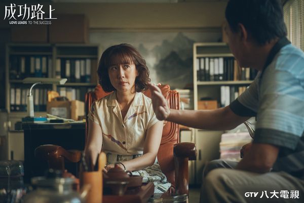 ▲《成功路上》張詩盈分享掌控情緒妙招,模仿韓劇演員發出「阿嘶」來止淚。(圖/八大電視提供)