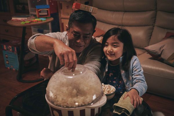 ▲《送院途中》古天樂、蘇悅弦、游學修。(圖/華映提供)