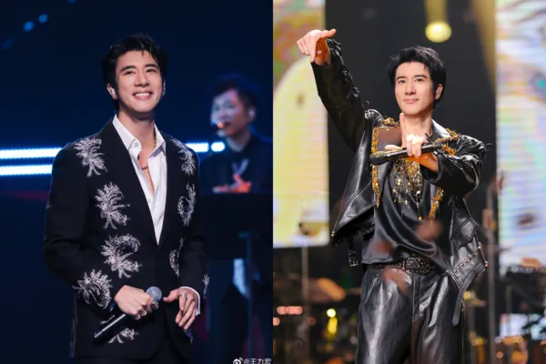 ▲▼王力宏赴港挺博士哥!一家高學歷曝光他自嘲「混最差的」。(圖/翻攝自微博/王力宏)