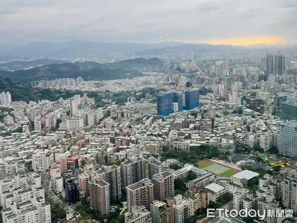 ▲▼台北市鳥瞰,台北鳥瞰。(圖/記者董美琪攝)