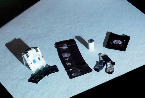 ▲傅孟柏以負片概念轉換月球意象。(圖/台北電影節提供)