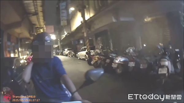 ▲北市保大張姓警員,日前在新北中和酒駕騎車遭到攔查拒測。(圖/記者陸運陞翻攝)