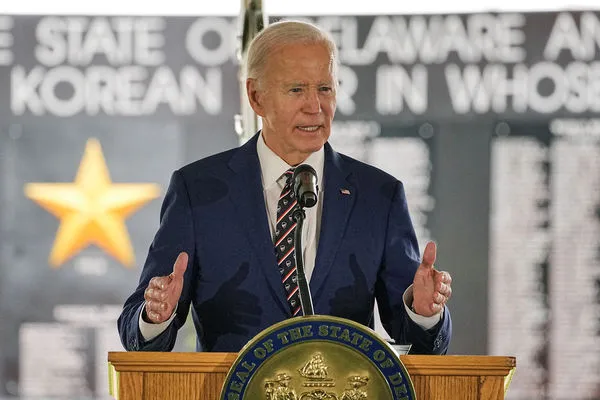 ▲▼美國前總統拜登(Joe Biden)宣布罹癌後首度公開現身發表談話。(圖/路透)