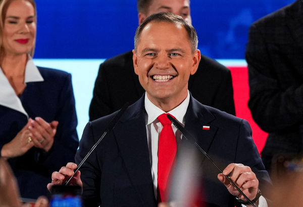 ▲▼ 波蘭總統大選結果出爐,民族主義歷史學家納夫羅茨基(Karol Nawrocki)勝出。(圖/路透)