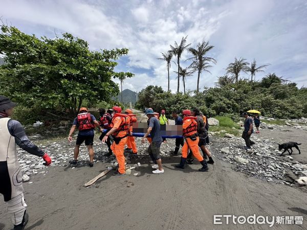 ▲台東「天空之鏡」落海高中生尋獲遺體。(圖/記者楊晨東翻攝)