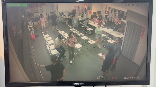 ▲▼徐巧芯公布5/9報稅服務監視器畫面。(圖/國民黨立委徐巧芯提供)