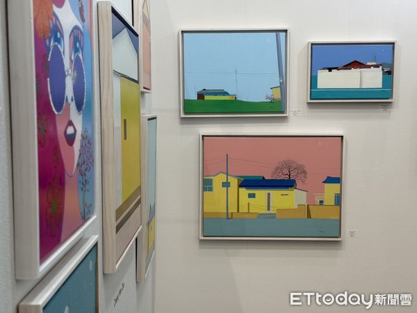 ▲▼承億酒店攜手香港畫廊,於高雄港旅運中心舉辦首屆「ArtIN 國際藝術博覽會」。(圖/記者許宥孺攝)