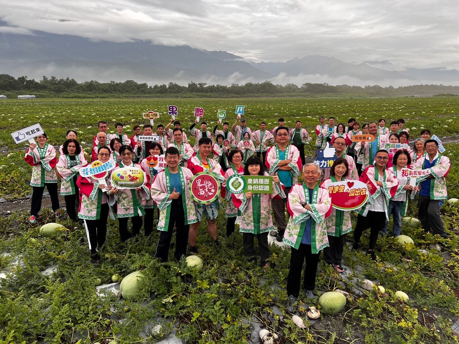 ▲果艷西瓜20周年快閃板橋。(圖/新北市農業局提供)