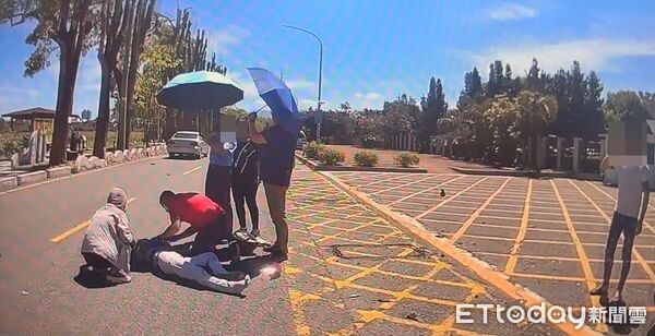 ▲▼嘉義縣嘉義市清水路嚴重車禍。(圖/記者翁伊森翻攝)