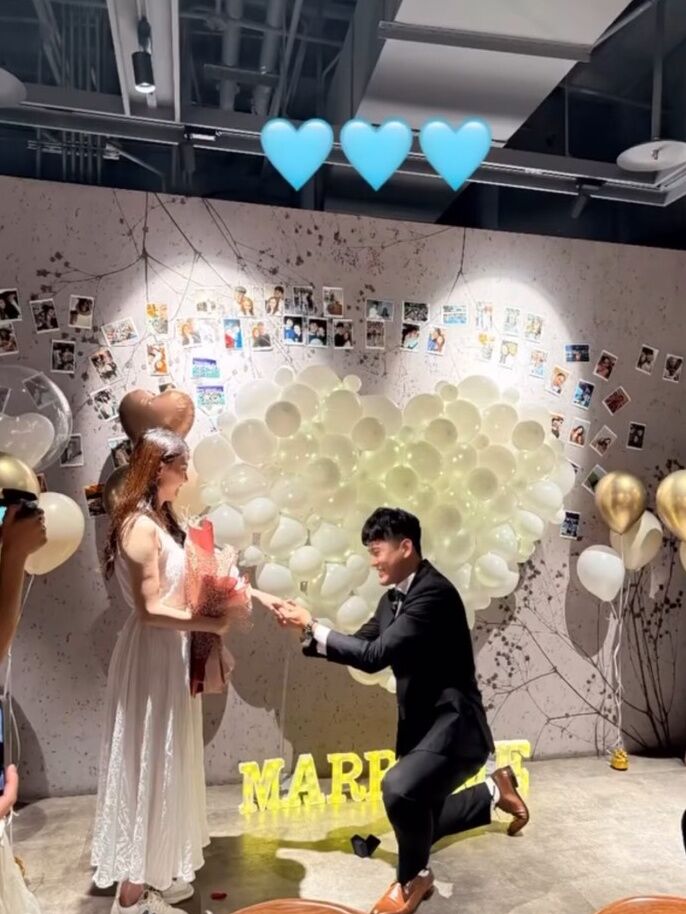 ▲張晏塵被男友求婚成功。(圖/翻攝自Instagram)