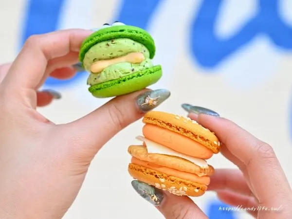 ▲▼Melting Finger Cafe 舔舔手馬卡龍。(圖/部落客糖糖`s 享食生活授權提供)
