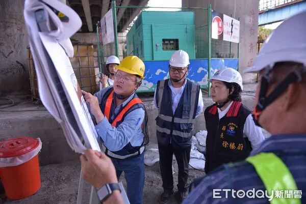 ▲▼花蓮縣長徐榛蔚視察縣道193線吉安溪橋及中山橋改建工程。(圖/花蓮縣政府提供,下同)