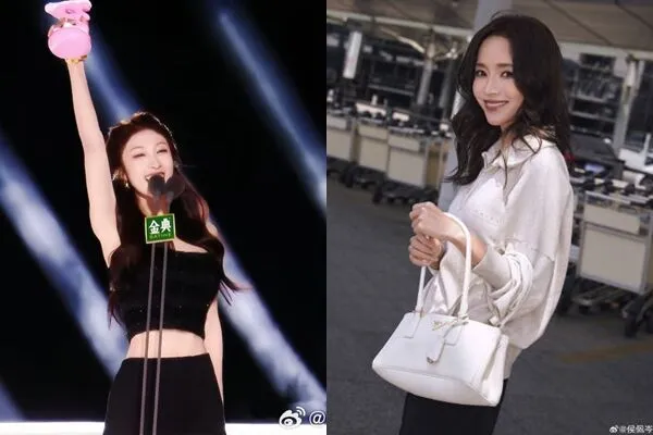 ▲張小婉點讚網友暗諷侯佩岑是直女媽寶的留言。(圖/翻攝自微博)