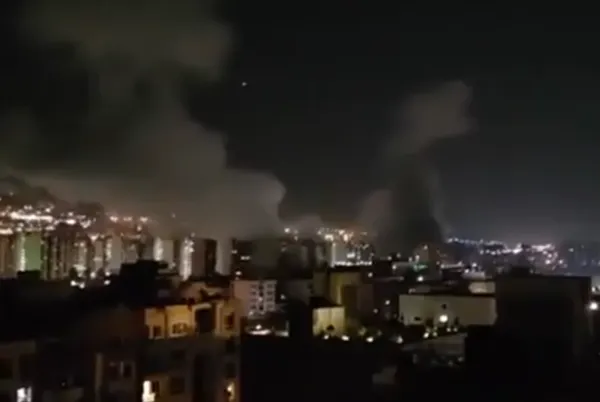 ▲▼以色列空軍於當地時間12日對伊朗發動空襲。(圖/翻攝自X)