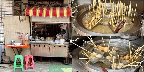 ▲▼駁二阿婆黑輪·大腸包小腸。(圖/部落客小虎食夢網授權提供)