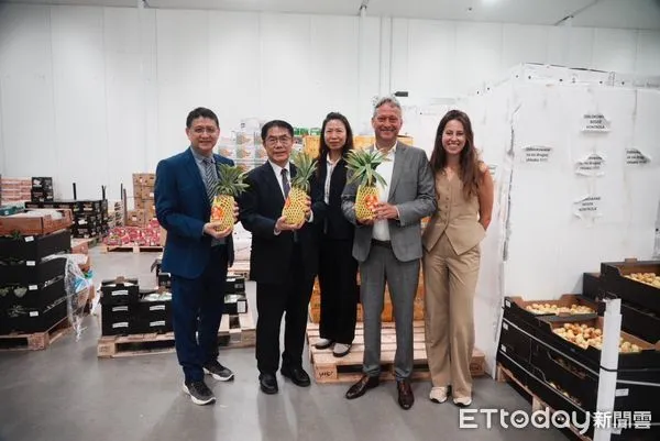 ▲台南芒果與芭樂成功打入歐盟市場,市府與中央通力合作拓展外銷新通路。(記者林東良翻攝,下同)