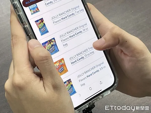 ▲▼美國好時公司(The Hershey Company)旗下糖果品牌「Jolly Rancher」驚爆部分產品含有致癌物。(圖/記者洪巧藍攝)