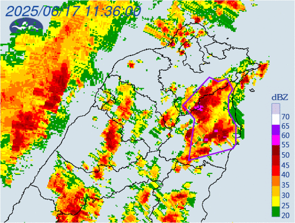 ▲▼大雷雨。(圖/氣象署提供)
