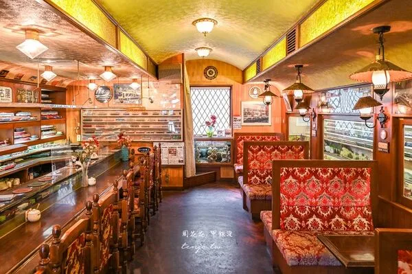 ▲▼Blue Train 超酷鐵道模型咖啡店。(圖/部落客周花花,甲飽沒授權提供)