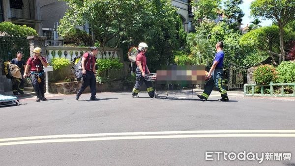 ▲▼台北市內湖委外捕蜂工人卡樹上無心跳。(圖/記者黃彥傑攝)