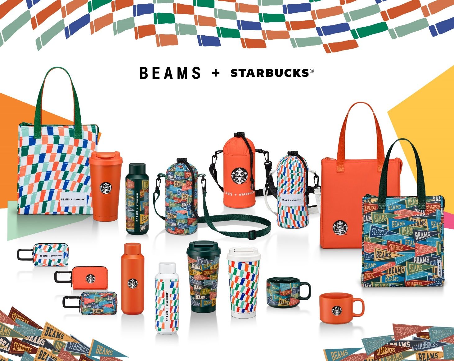 ▲星巴克與 BEAMS 推出日系實用聯名。(圖/品牌提供)