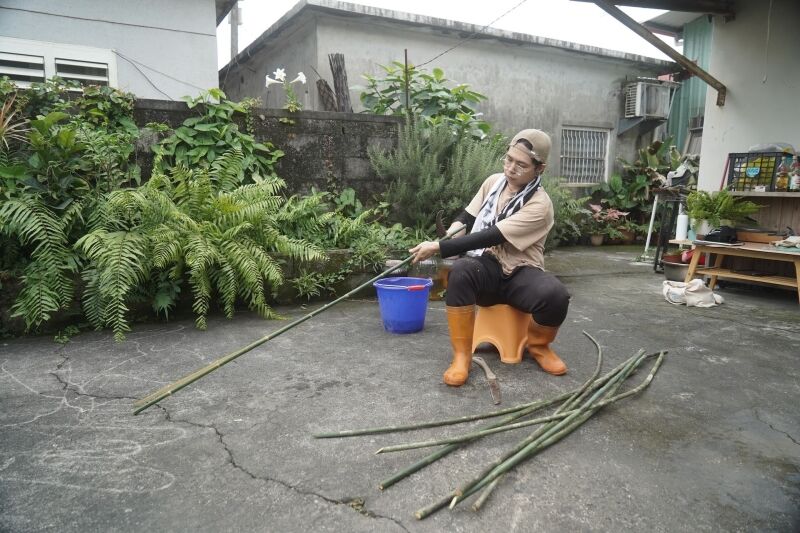 ▲▼花蓮,花現,臺灣工藝季花蓮展,花蓮縣運動休閒園區,吉安舊菸廠,編織。(圖/花蓮縣文化局提供)