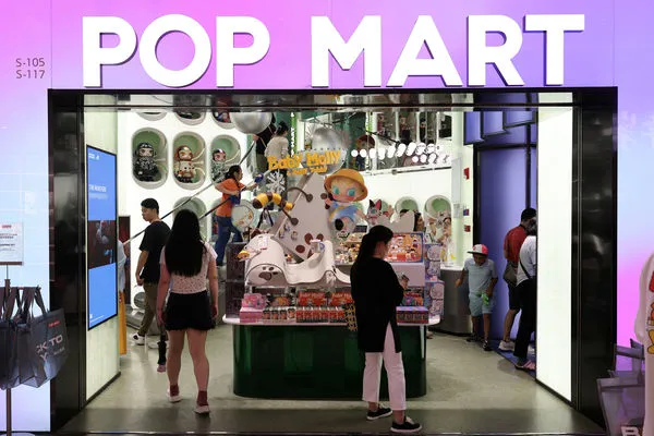 ▲泡泡瑪特實體門市。(圖/路透社)