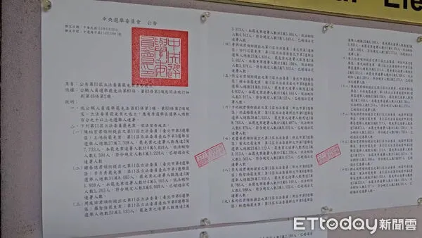 ▲▼中選會公佈罷免案。(圖/記者陳煥丞攝)