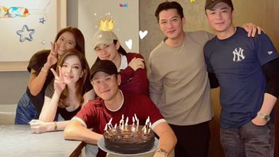 許瑋甯挺孕肚暖喊：Happy birthday My son！　3明星夫妻檔相聚
