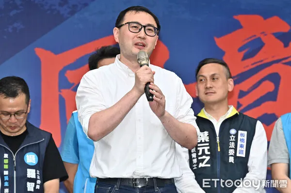 ▲▼廖先翔出席北北基反惡罷團結大會。(圖/記者李毓康攝)