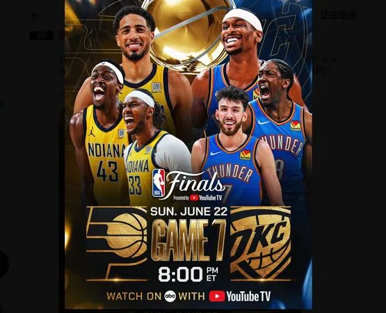 ▲▼NBA總冠軍賽明日進行搶七戰,雷霆在主場迎戰溜馬。(圖/翻攝自X/NBA)