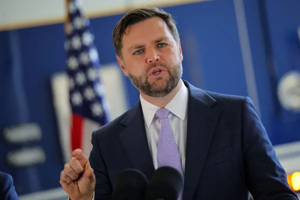 ▲▼美國副總統范斯(JD Vance)。(圖/路透)
