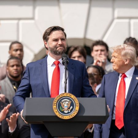 美國副總統范斯向對移民政策持強硬、激進立場,。(翻攝X@VP)