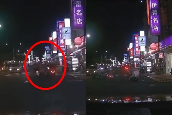 ▲▼ 78歲女騎士逆向左轉擊落外送員。(圖/翻攝自斗六人社交圈社團)