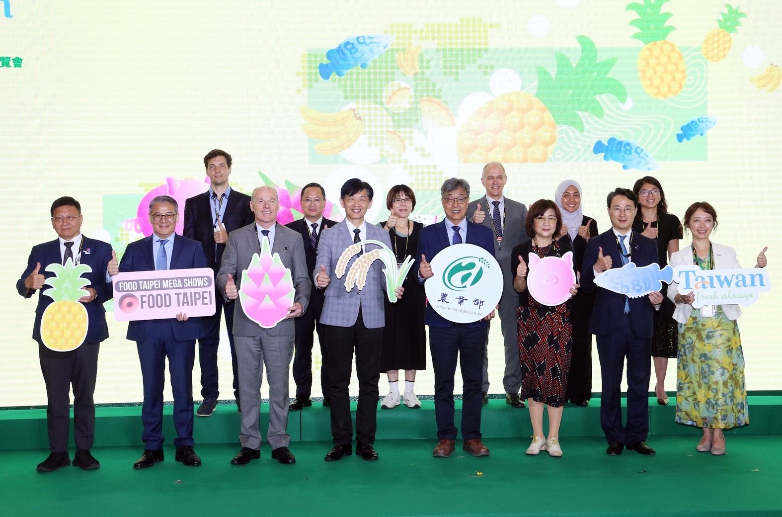 ▲▼台灣農產,國際市場,食品展,外銷成果,品質安全,農業部,陳駿季。(圖/農業部提供)