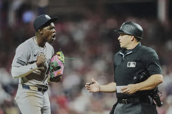 ▲條紋軍三壘手奇澤姆(Jazz Chisholm Jr)。(圖/達志影像/美聯社)