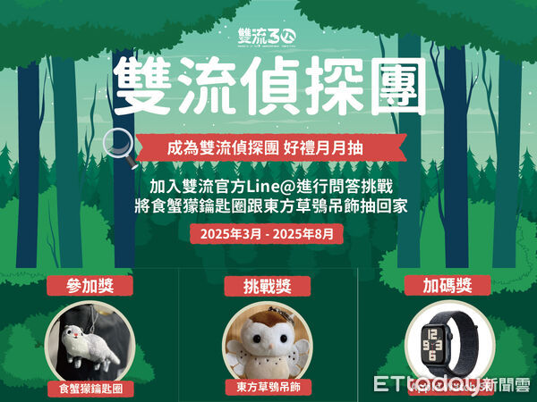 ▲雙流國家森林遊樂區暑期推出多場親子生態探索活動。(圖/林業及自然保育署屏東分署提供)