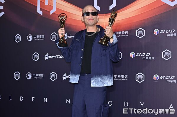 ▲呂士軒奪獎後被張清芳催促上台引發熱議。(圖/記者林敬旻攝)