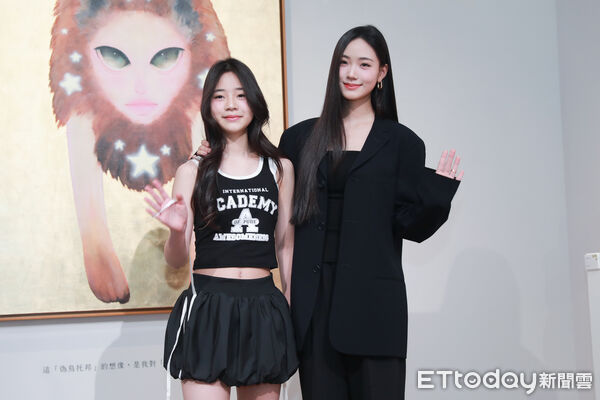 ▲▼小S二女兒 許韶恩( Lily Hsu )首場個展《Prey of Prey》開幕活動。(圖/記者周宸亘攝)