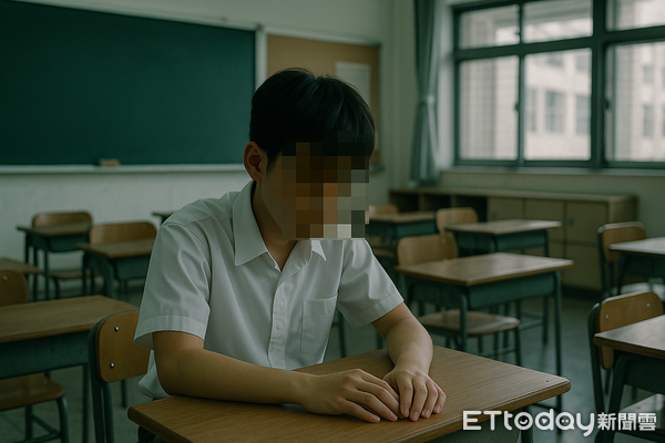 ▲(馬賽克版)校園霸凌,校園暴力,教室,。(圖/AI生成)