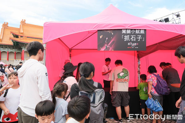 ▲《魷魚遊戲3》「THE FINAL GAME 魷戲玩到底」今起在台北中正紀念堂登場。(圖/記者彭懷玉攝)