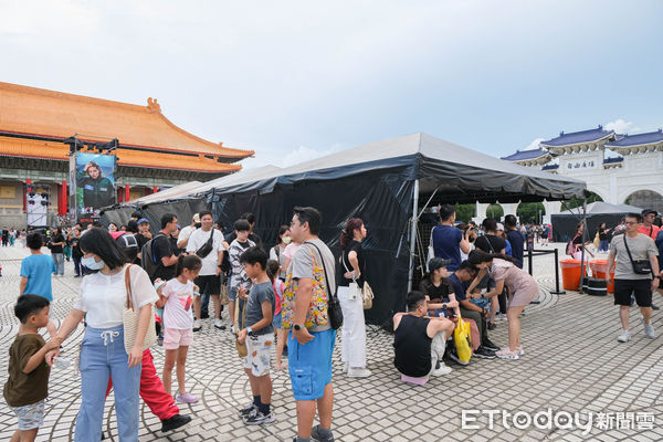 ▲《魷魚遊戲3》「THE FINAL GAME 魷戲玩到底」今起在台北中正紀念堂登場。(圖/記者彭懷玉攝)